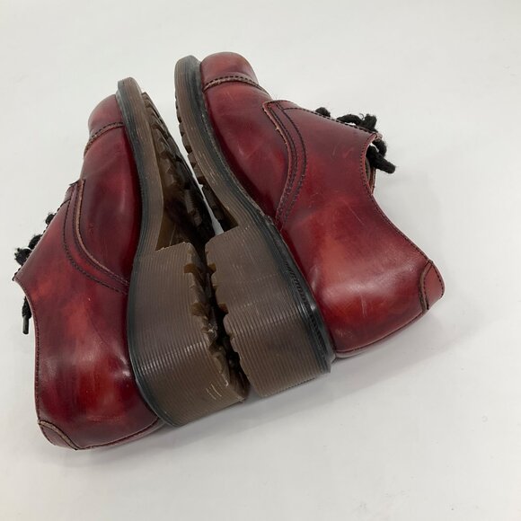 Dr. Martens Womens Leather Ankle Boots Ox Blood Size UK 3 US 5 vintage - Picture 9 of 13